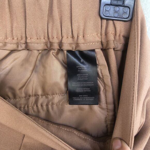 Banana Republic Taper Ankle Pants Women 8 Pull On Stretch Preppy Career - Picture 10 of 16